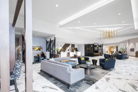 Crowne Plaza lobby